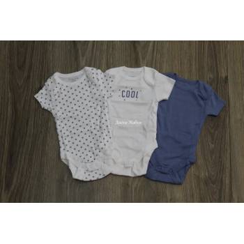 Image 1 of внос от Англия Комплект от 3 бодита с къс ръкав, 6/9м