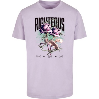 Mister Tee Тениска Righteous Roses Tee lilac XXLUB-MT3445-00145 - Тъмносив, размер S