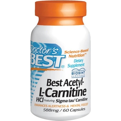Doctor's Best BEST Acetyl-L-Carnitine 500 mg [60 капсули]