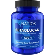 NATIOS Betaglucan, Betaglukany s Camu Camu 500 mg 90 veganských kapslí