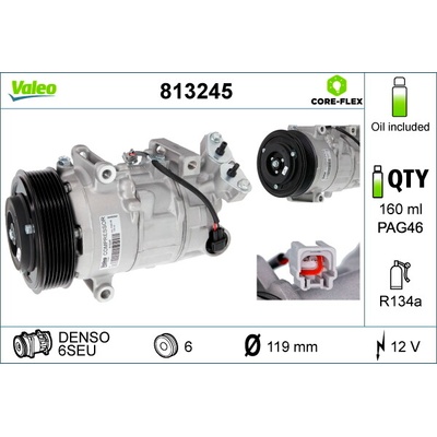 Kompresor klimatizace VALEO 813245