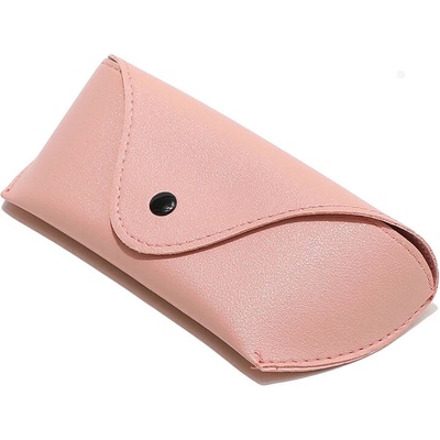 Techsuit Кожен калъф за очила - Techsuit Glasses Leather Case ETPU4 (розов) (KF2327658)