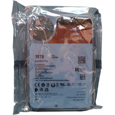 Seagate IronWolf Pro 18TB, ST18000NT001