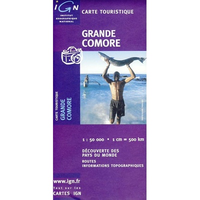 mapa Grande Comore 1:50 t.