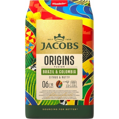 Jacobs Origins Fusion Brazil & Colombia zrnková 1 kg