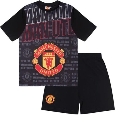 Fan-shop Manchester United Text čierne