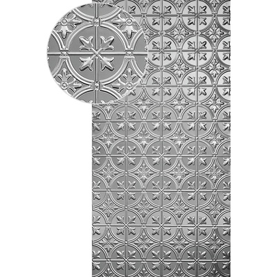 Plech pozinkovaný, 2000 x 1000 x 1,2 mm, 3D vzor listy