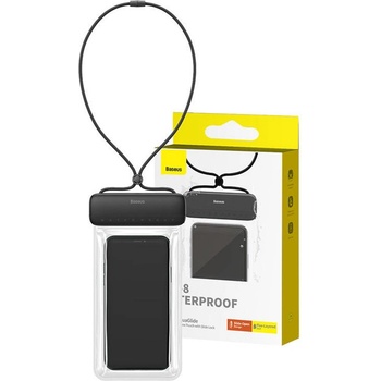 Baseus Калъф Baseus Waterproof Case AquaGlide, универсален, водоустойчив, за телефони до 7.2" (18.28 cm), прозрачен (P60263700113-00)