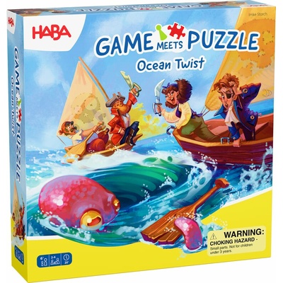 Haba Morský vír hra a puzzle 2v1
