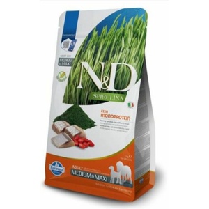 N&D Spirulina Adult Medium & Maxi herring 7 kg