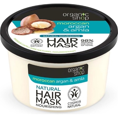 Organic Shop Moroccan Argan & Amla Nourishing Hair Mask 250 ml