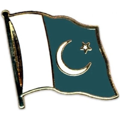 Odznak (pins) 20mm vlajka Pakistan - farebný