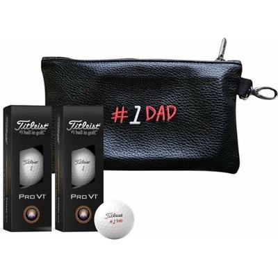 Titleist Pro V1 Fathers's Day 6 ks + kapsička