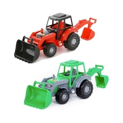 Polesie Traktor Majster bager červený