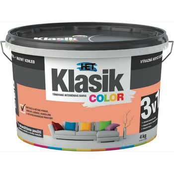 Het Klasik Color tónovaná barva lososová 4 kg
