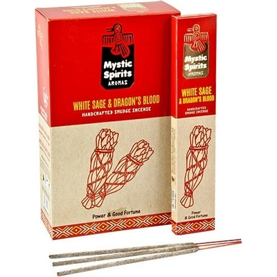 Mystic Spirits vonné tyčinky Biela Šalvia & Dračia Krv 15 g