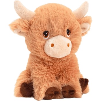 Keel Toys Плюшена играчка Keel Toys Keeleco - Рунтава крава, кафява, 18 cm (SE1777)