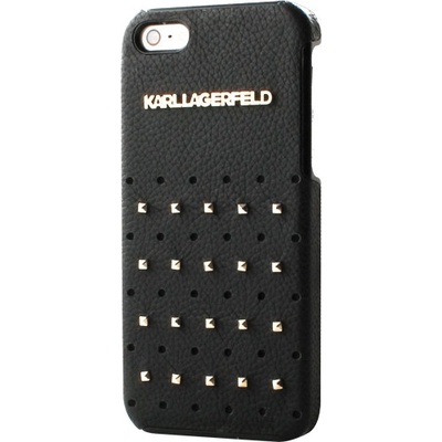 Pouzdro Karl Lagerfeld Trendy iPhone 4/4S s cvočky černé