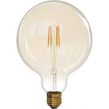 Emos LED žárovka Vintage G125 4W E27 Teplá bílá+