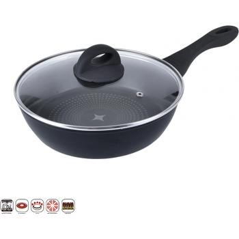 Orion pánev Diamant s nepřilnavý povrch a poklicí WOK 28 cm