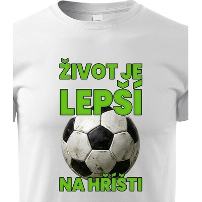Dětské tričko Fotbal život je lepší na hřišti BíláCanvas Dětské tričko Bezvatriko.cz 1568
