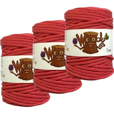 Woody Crafts 3x Woody 5 mm – Korálová (100m)