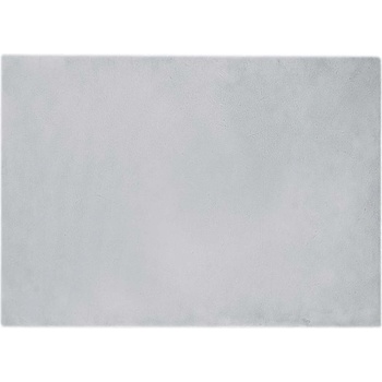 vidaXL Килим с изкуствена заешка козина Сив 200 x 280 см Полиестер (42021683)