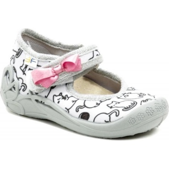 3F dívčí baleríny kočička bílo černé