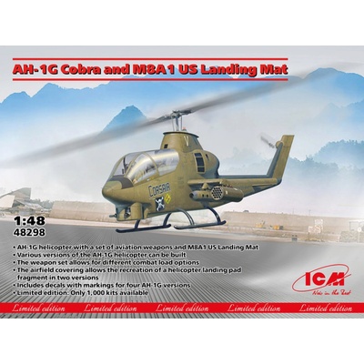 ICM Bell AH 1G Cobra and M8A1 US Landing Mat 1:48