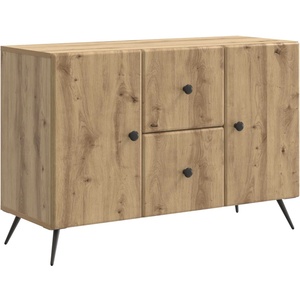 vidaXL Служебен шкаф Дъб артизан 89 x 34, 5 x 60 см Инженерна дървесина (895584)