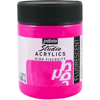 Pébéo Studio Fine АКРИЛНА боя Fluorescent Pink 500 ml 1 бр (172371)