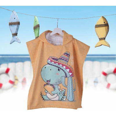 Png Панагюрище Детско хавлиено пончо с принт мексиканче