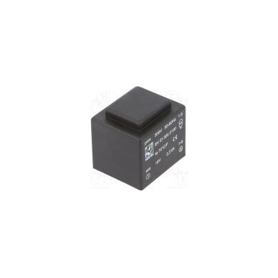 Transformátor zalévaný 2,3VA 500VAC 18V 128mA PCB 111g