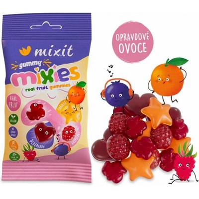 Mixit Ovocné Mixies prírodné želé cukríky 35 g