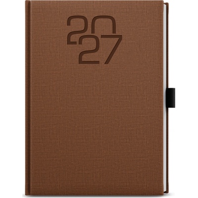 David Fabric BDD27-7-27 A5 denní 2027 hnědá