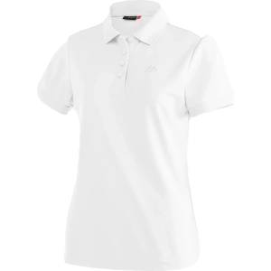 Maier Sports Дамска поло тениска Maier Sports Women's Ulrike Polo shirt - White - размер 36 (EU) (116-5504-0412)