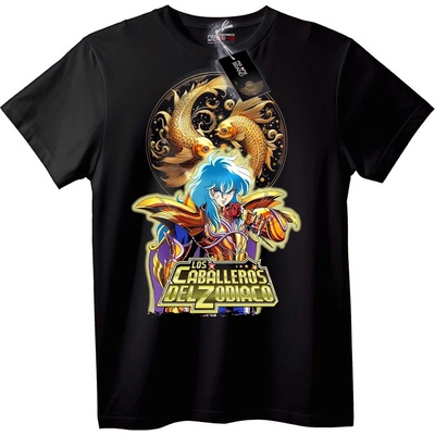 NOONEBRAND Тениска Saint Seiya Кои Риби - M, Black