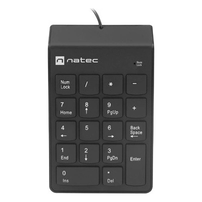 NATEC Клавиатура Natec Numpad Goby 2 USB Black (NKL-2022)