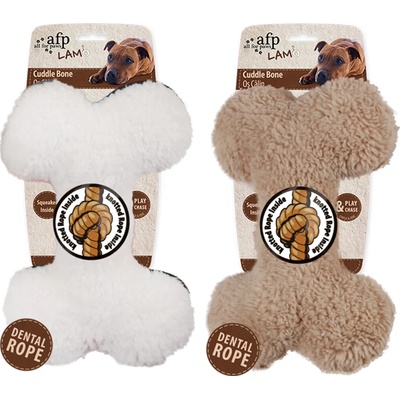 AFP Lambswool plyšová kost z ovčí vlny 23 cm