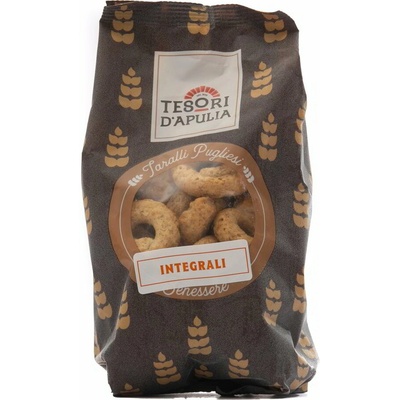 Tesori d’Apulia tradičné apúlske chrumkavé taralli celozrnnej múky 300 g