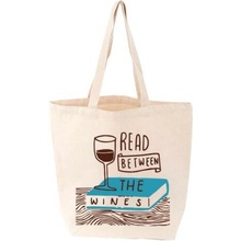 Read Between the Wines Tote Bag