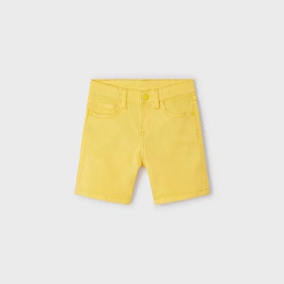 Mayoral Къси панталони 5 джоба памук жълто за мини момче Mayoral