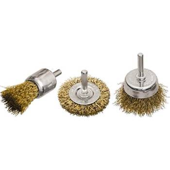 MTX Комплект четки за бормашина, 3бр. mtx 744869