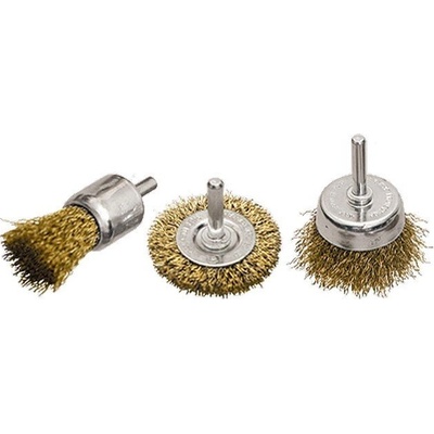 MTX Комплект четки за бормашина, 3бр. mtx 744869