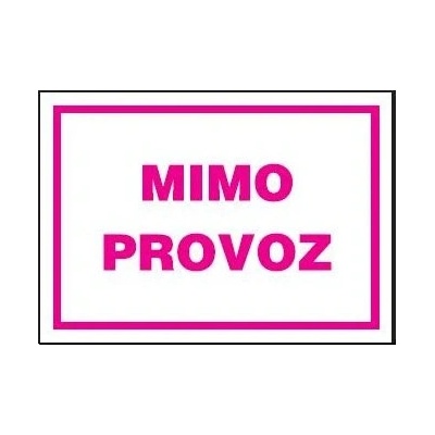 Mimo provoz 297x210mm - plast