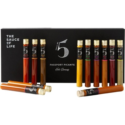 Chilli No5 Подаръчен комплект PASSPORT PICANTÉ, комплект от 12 бр. , Chilli No5 (CHISETPAS0104)
