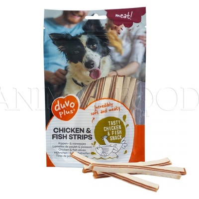 Duvo+ dog Meat! Chicken & fish strips 80 g