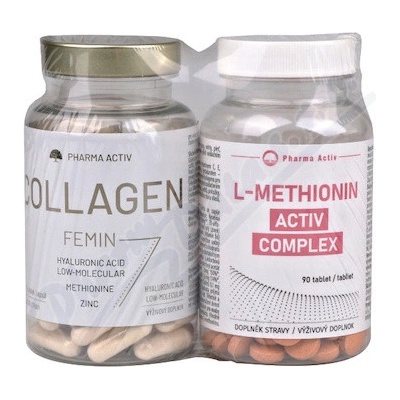 Collagen Femin 90 tabliet + L-methionin Activ 90 tabliet