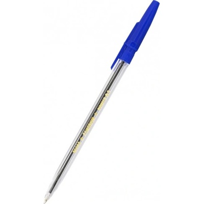Centrum Химикалка Centrum Pioneer, син цвят на писане, 0.5 mm, прозрачна, цената е за 1бр. (продава се в опаковка от 50 бр. ) (OK4328)