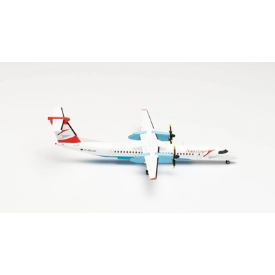 Herpa DHC-8-402Q Dash 8 Austrian Airlines 2019s Colors with “Pfiat Di Dash!” Tittles Named Eisenstadt 1:200